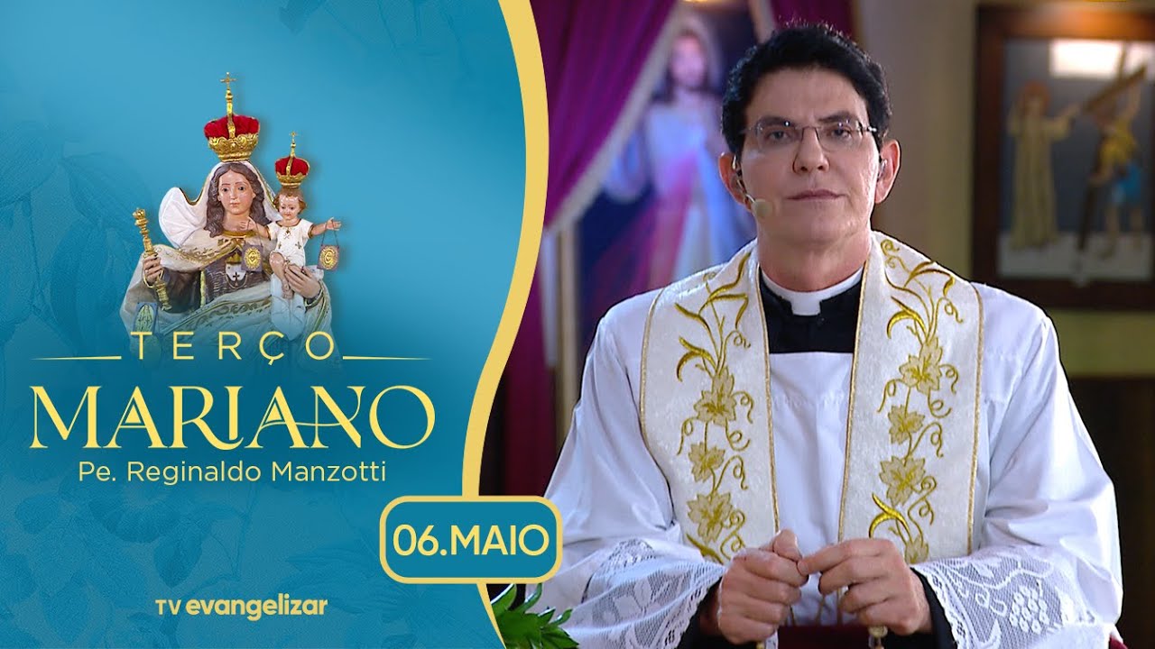 Sábado: Mistérios Gozosos | Terço Mariano com @PadreManzottiOficial | 06/05/23